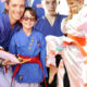 family martial arts lesson