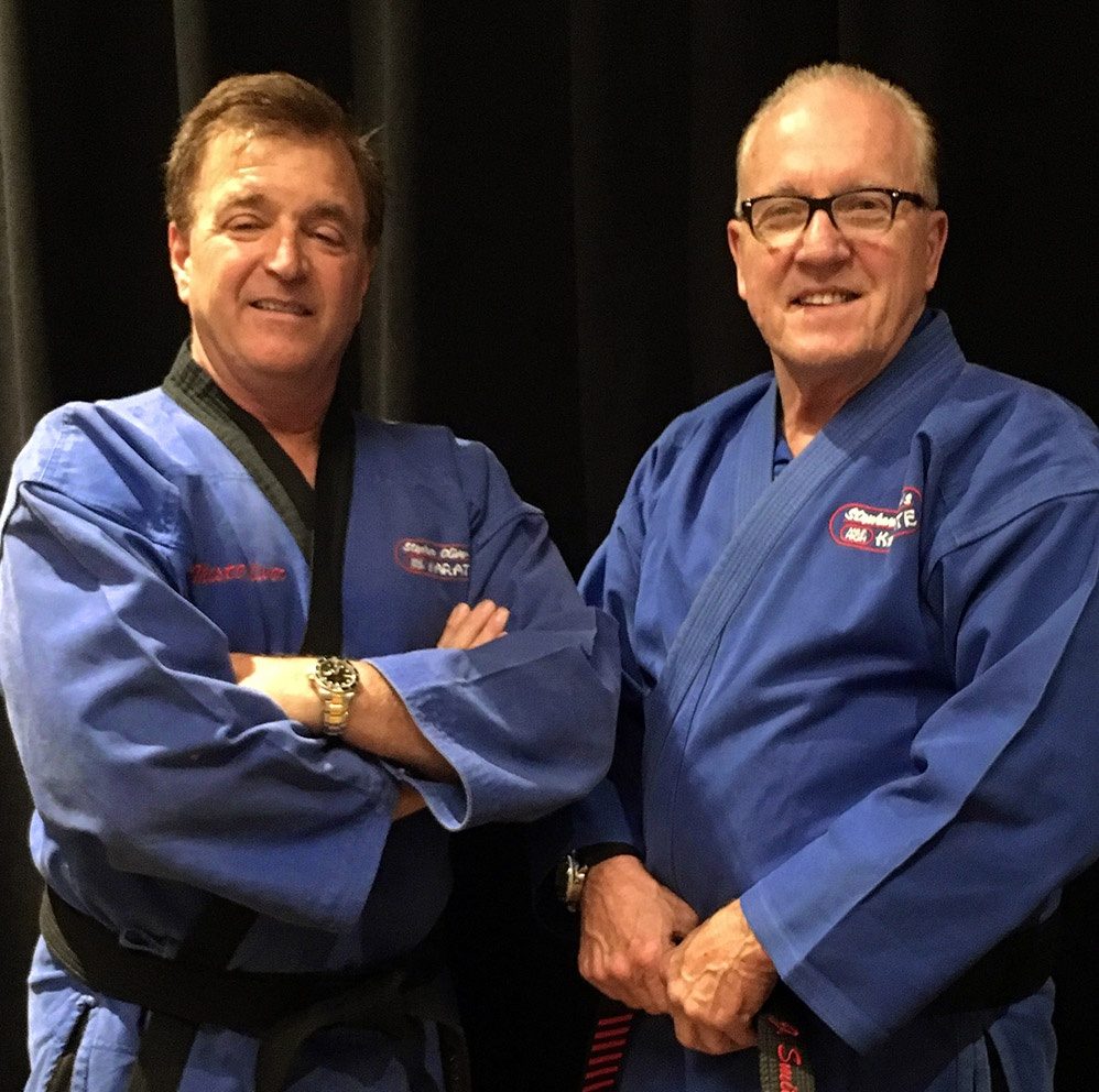 Grand Master Stephen Oliver and Grand Master Jeff Smith, 10th Degree Black Belts